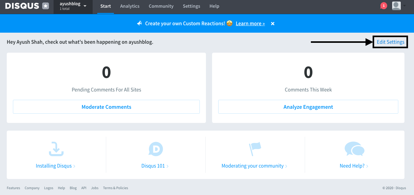 disqus-editsettings
